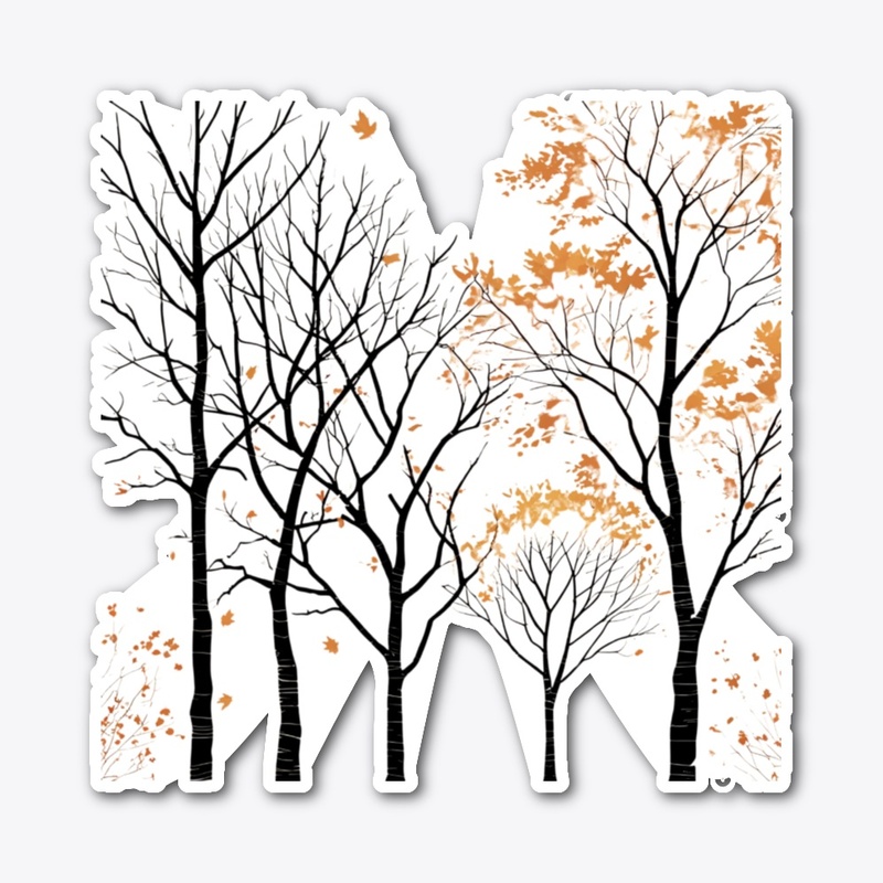 Autumn Silent Bare tree branches 🌳