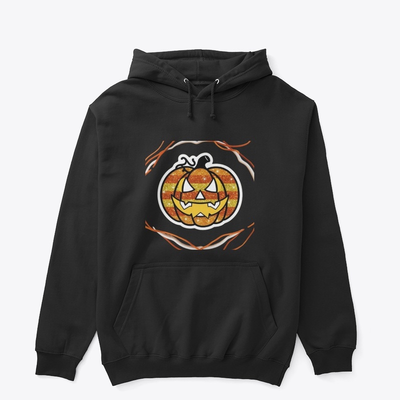 Halloween glitter pumpkin
