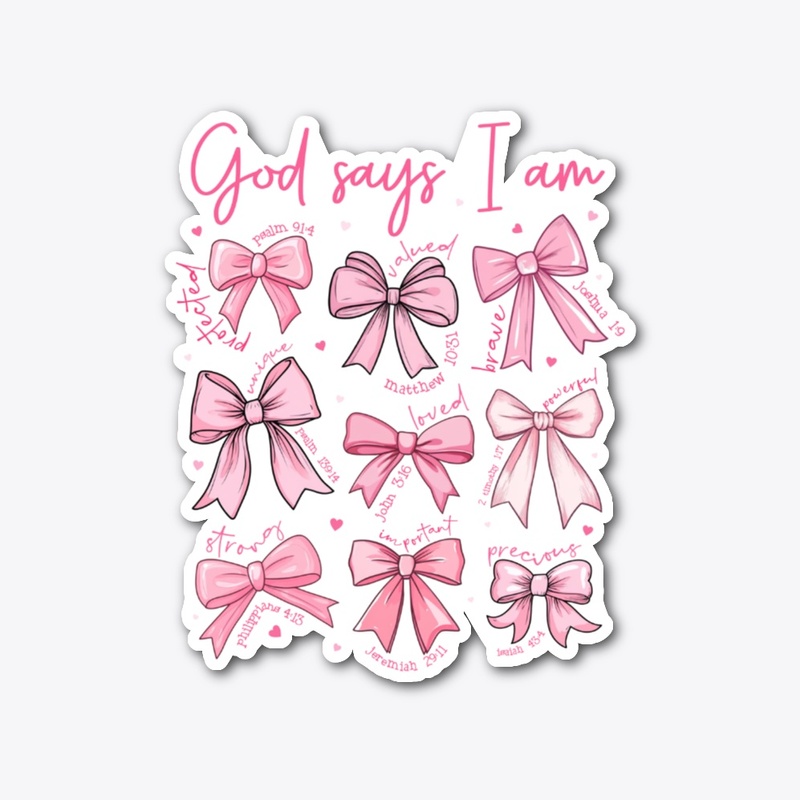 Elegant God Says I Am | Valentine