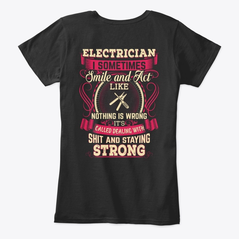 Strong Female Electrician