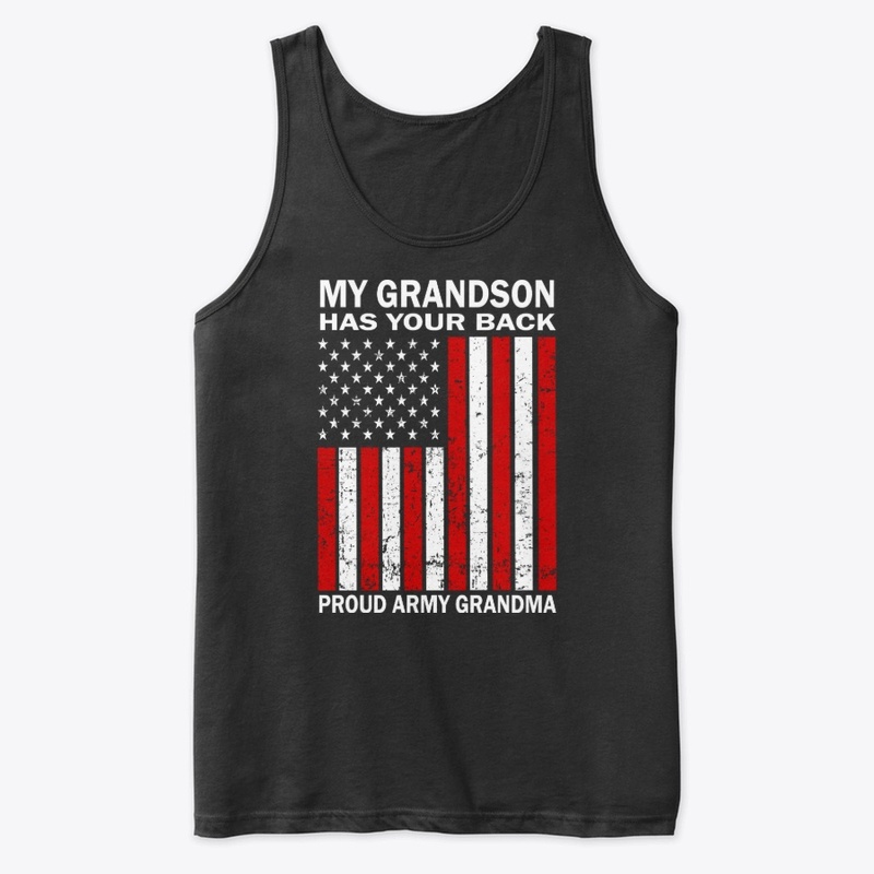 American Flag Army Grandma Veterans Day