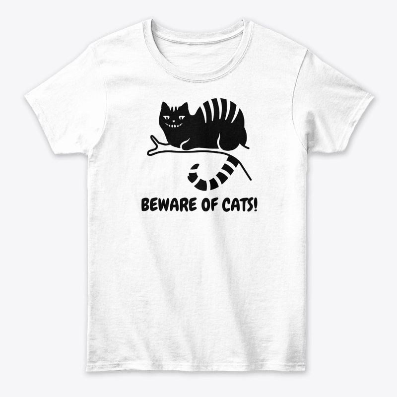 Funny Beware Of Cat