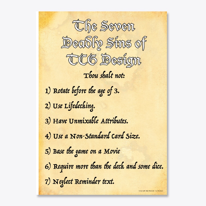 The Seven Deadly TCG Sins!