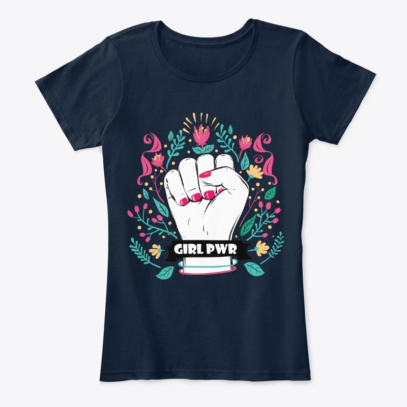 Feminism Girls Power T-shirt Designs 