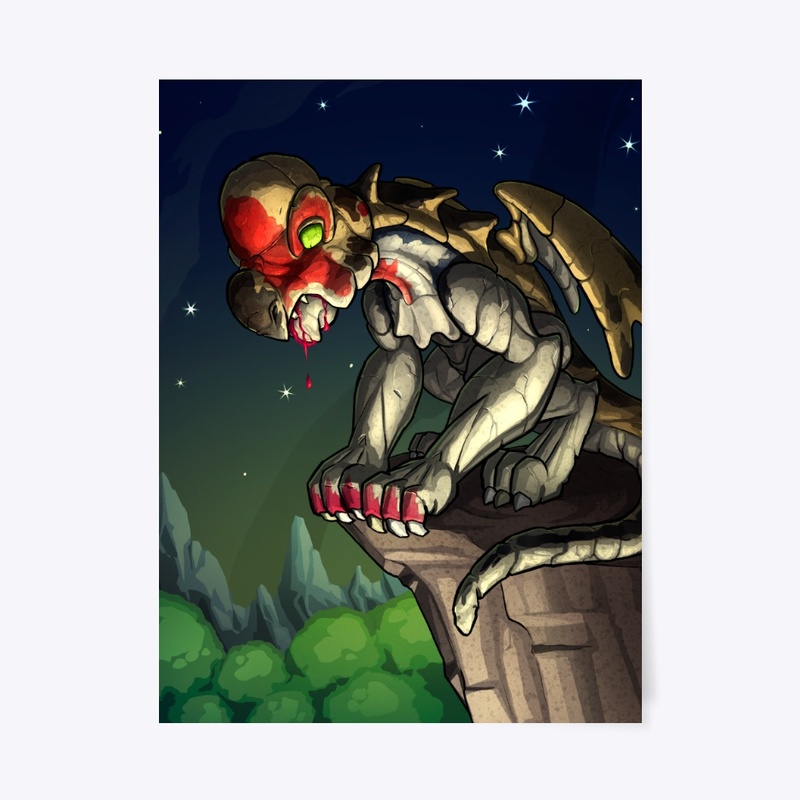 The Sculpted Skull-Splitter POSTER