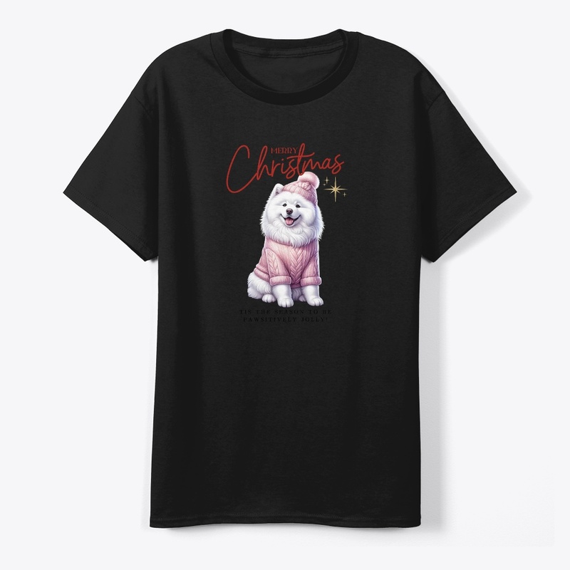 Pawsitively Jolly Samoyed
