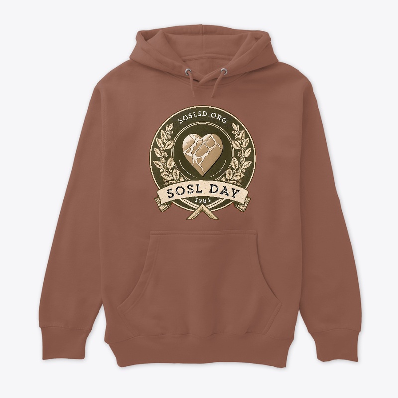 SOSL day hoodie V1 in sepia