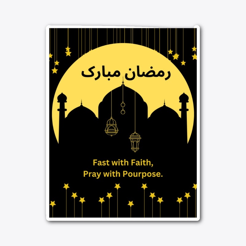 Black Yellow Ramdan Long sleeve shirt