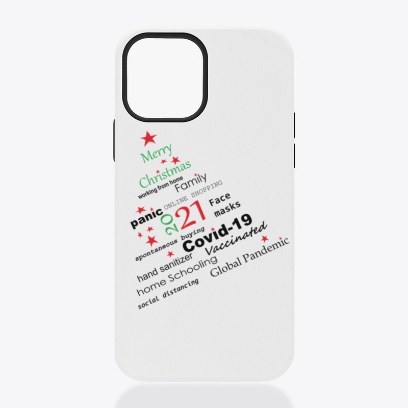 Christmas iPhone Tough Case Cov-19 2021