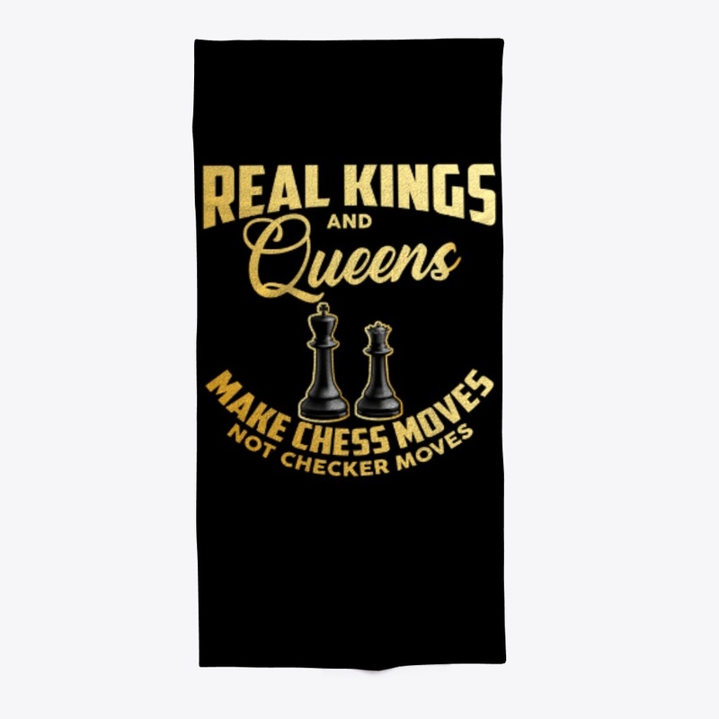 REAL KINGS AND QUEENS MAKE CHESS MOVES