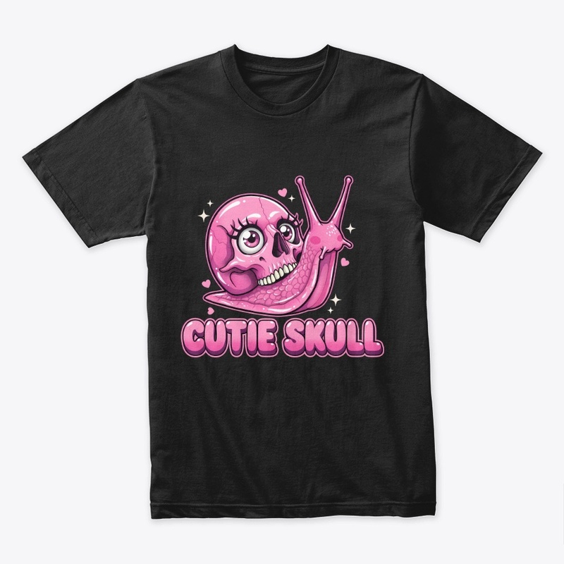 Kawaii Cutie Skull Snail