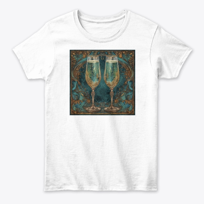 Teal Opulence - Golden Celebration