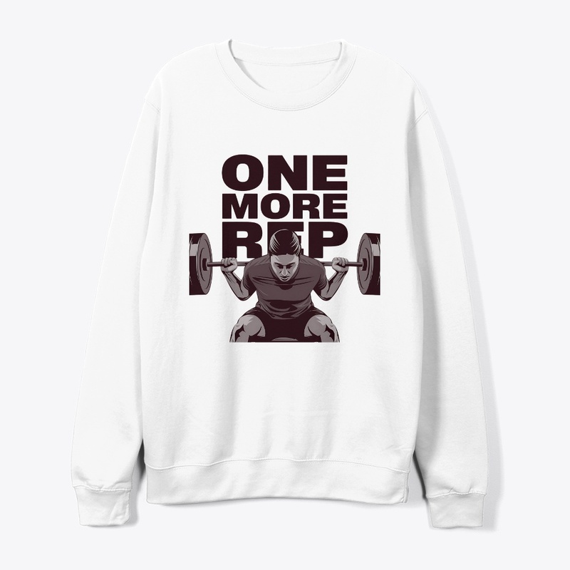 One More Rep – motivational t-shirt