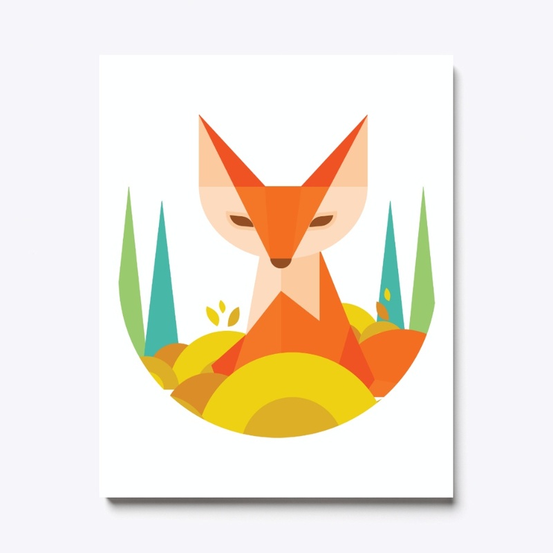 Fox Geometric Style For Fox Lover