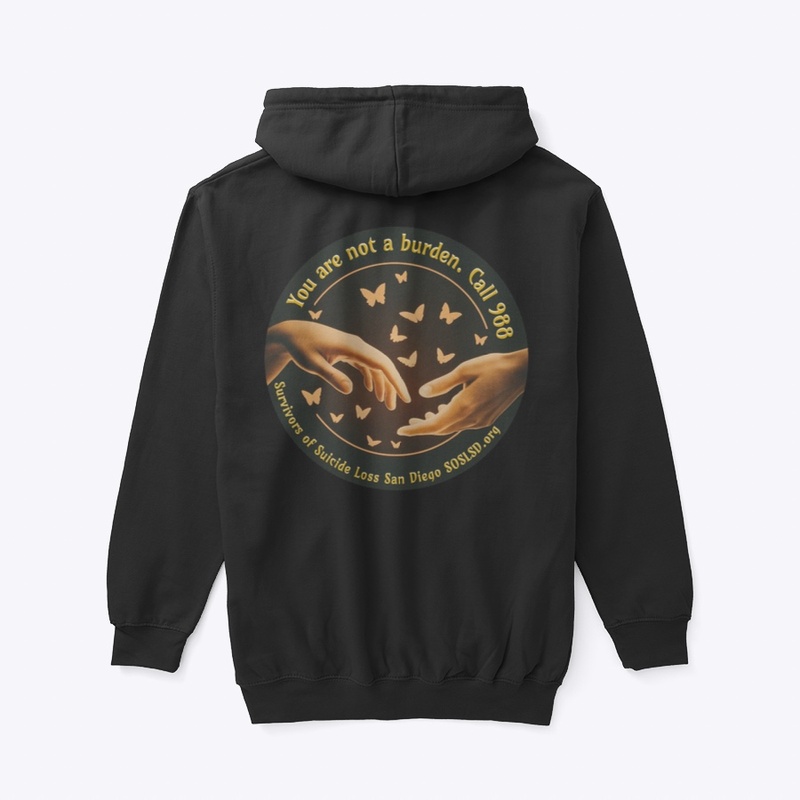 Butterfly touch full zip hoodie