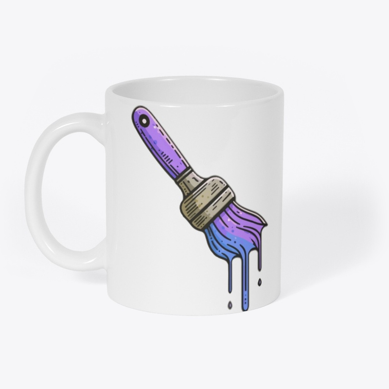 DRIPPING ARTIST PAINTBRUSH