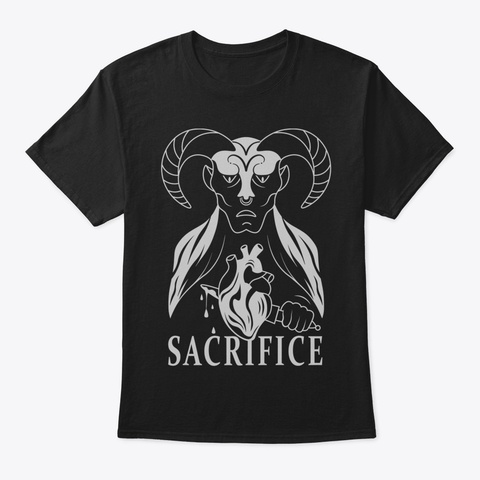Mens Sacrifice Tee97 Black T-Shirt Front