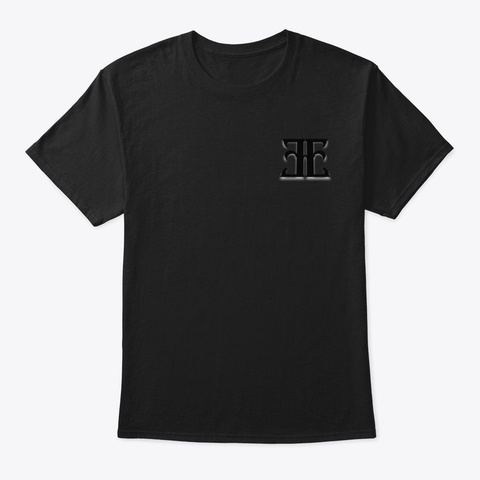 Eerie Encounters Ghost Logo Black T-Shirt Front