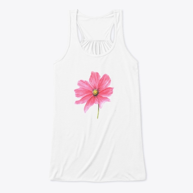 Pink Flower -Drawing