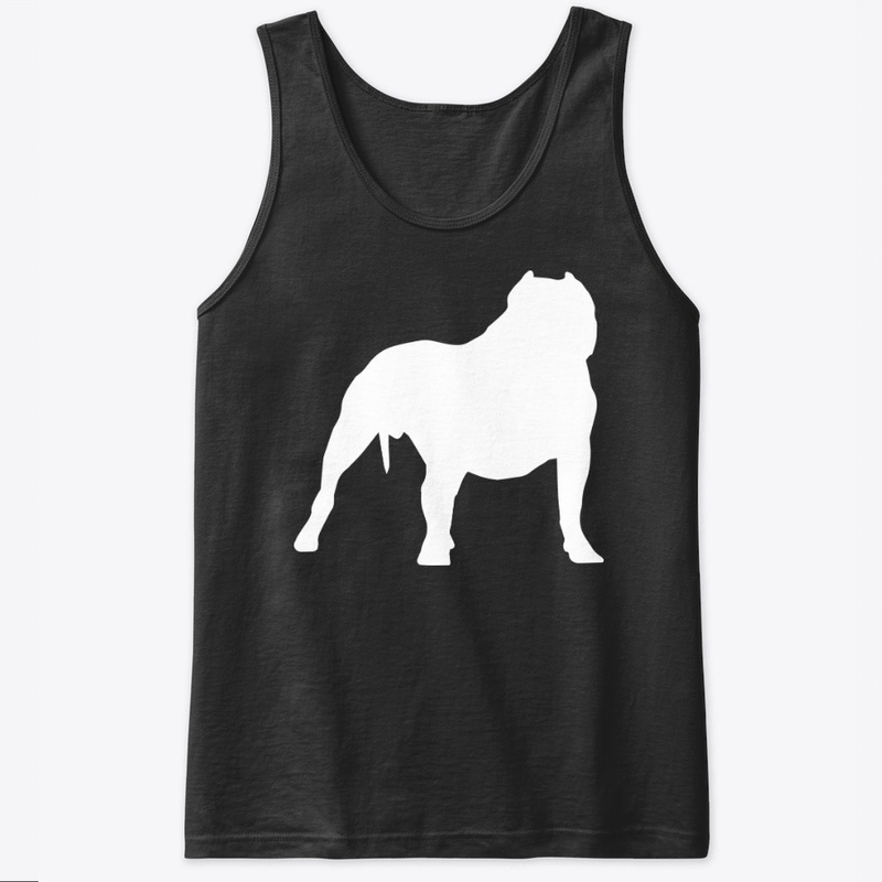 White Badboy Tyson  ( pitbull) design