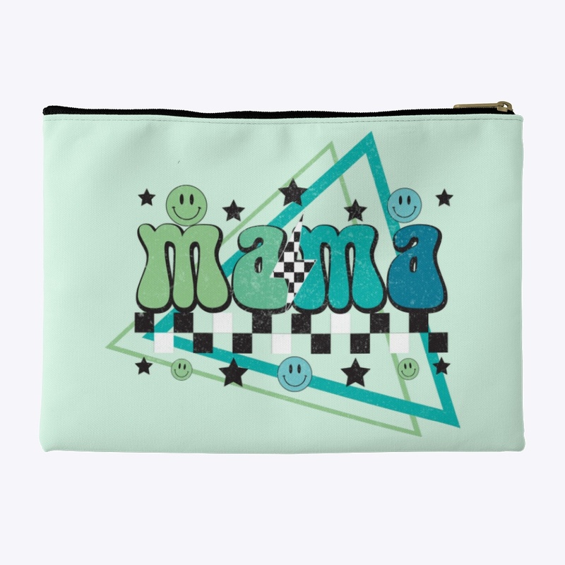 Retro checkered print mama