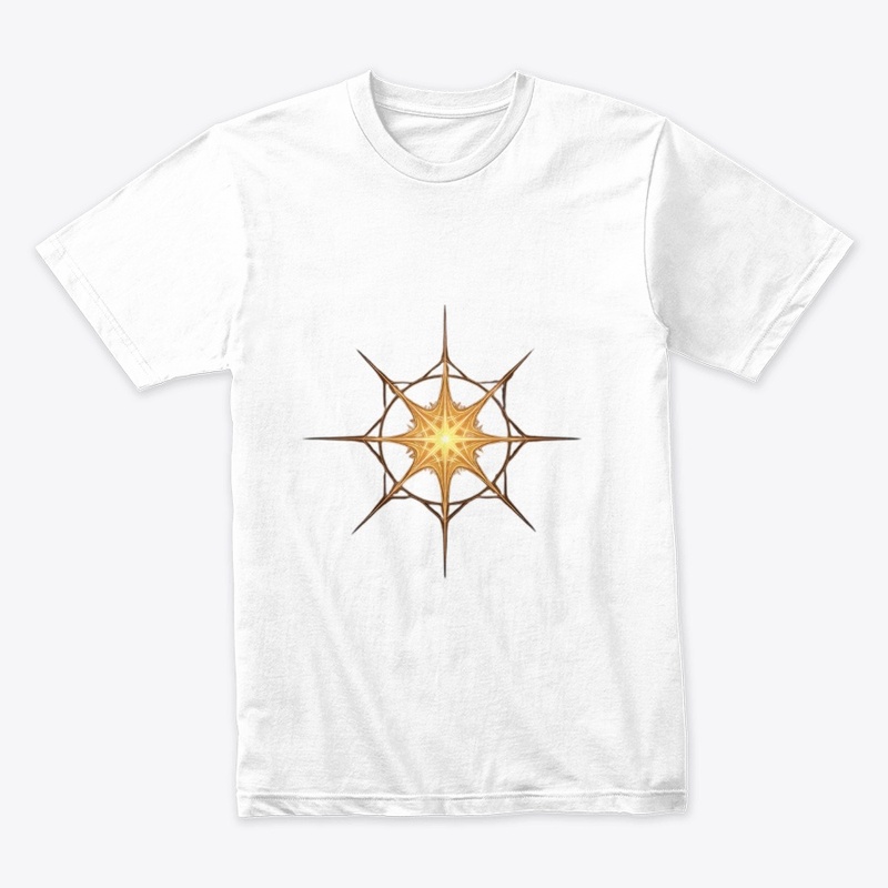 Golden Sacred Geometry Star