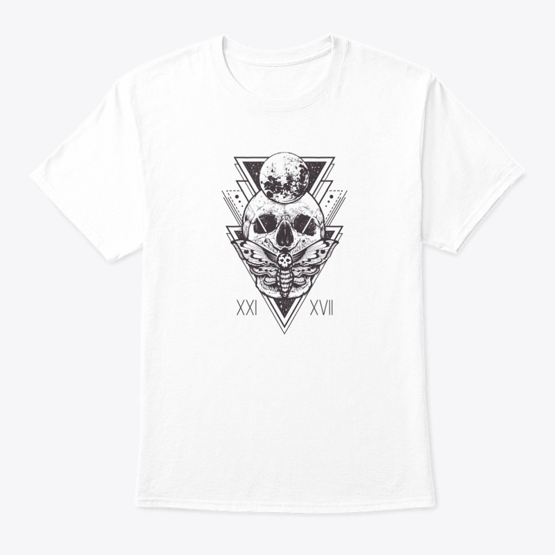 skull shirt.