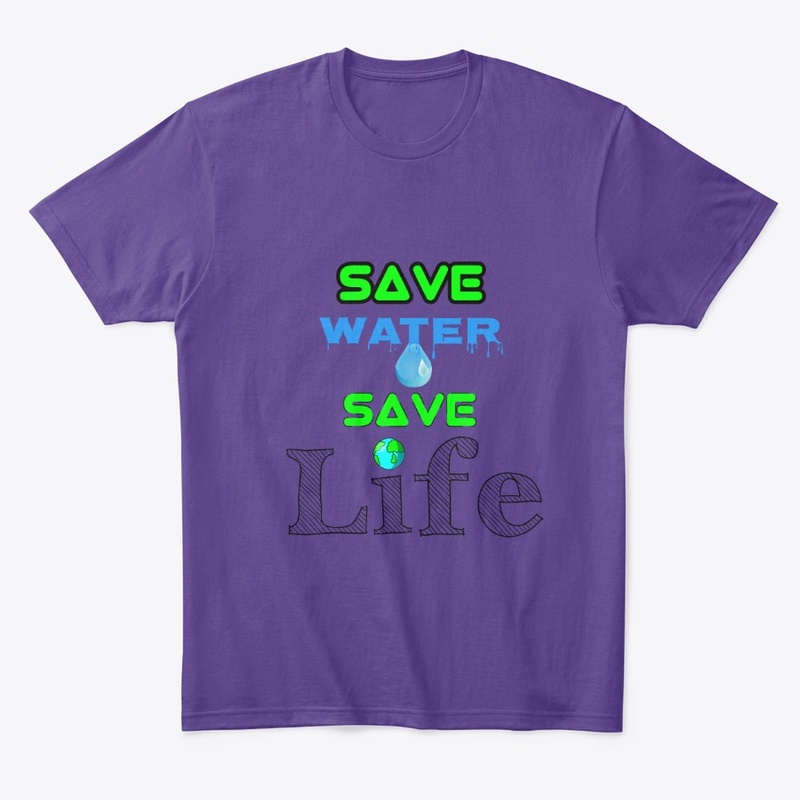 "Save Water 💦 Save Life" Message 