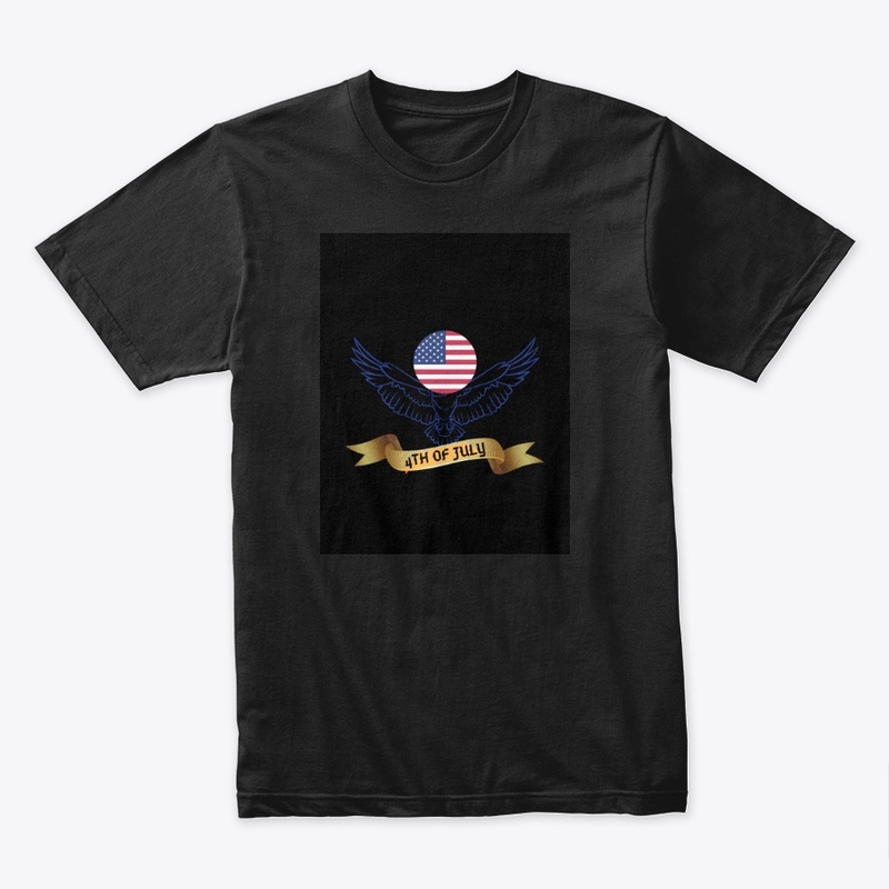 Best Black 4th of july USA  Tshirt