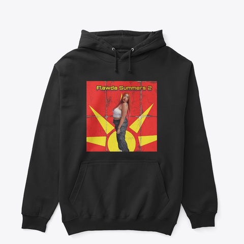 Flawda Summers 2 Merch Black Camiseta Front