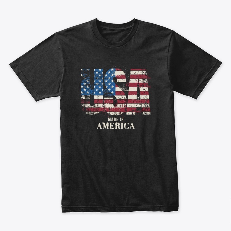 USA Made in America Patriotic Flag Merch
