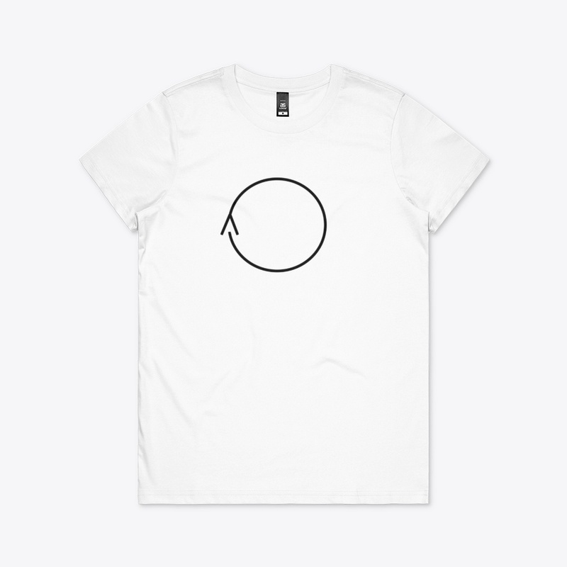 Black Minimalist Ouroboros