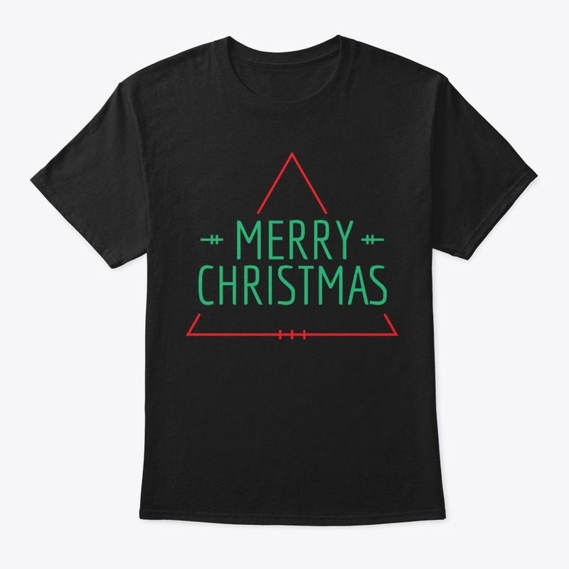 Merry Christmas Tree Red and Green