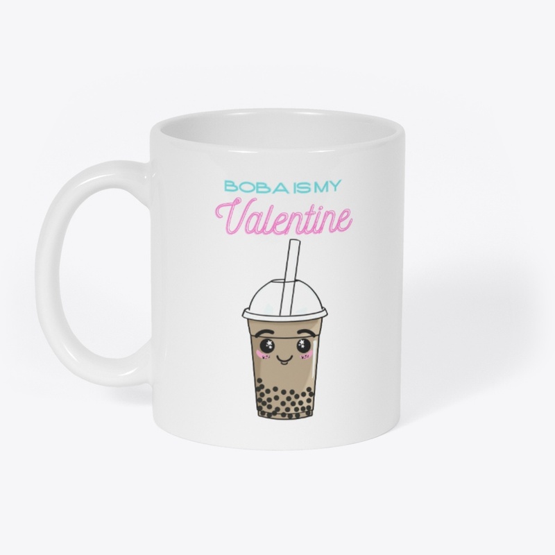 Valentine's Day Boba Unisex Kawaii