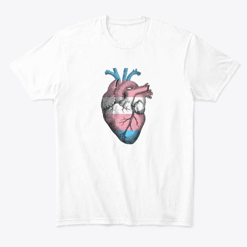 Transgender Pride Anatomical Heart