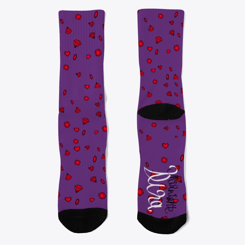Gem Socks Red