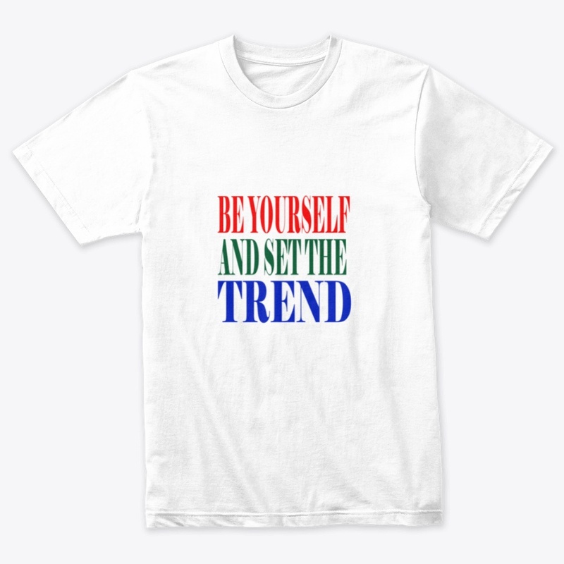Be yourself and set the trend color