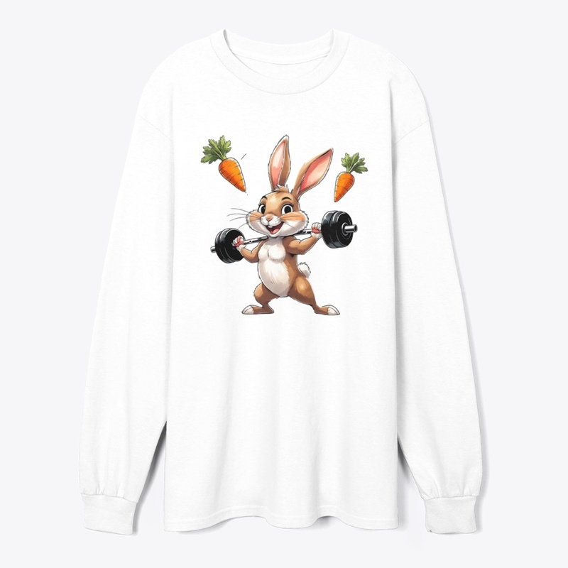 Buff Bunny – Funny Workout Rabbit 