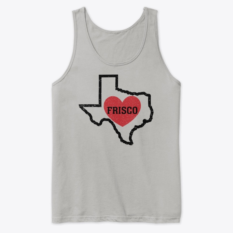Frisco Texas City State Heart Shirt