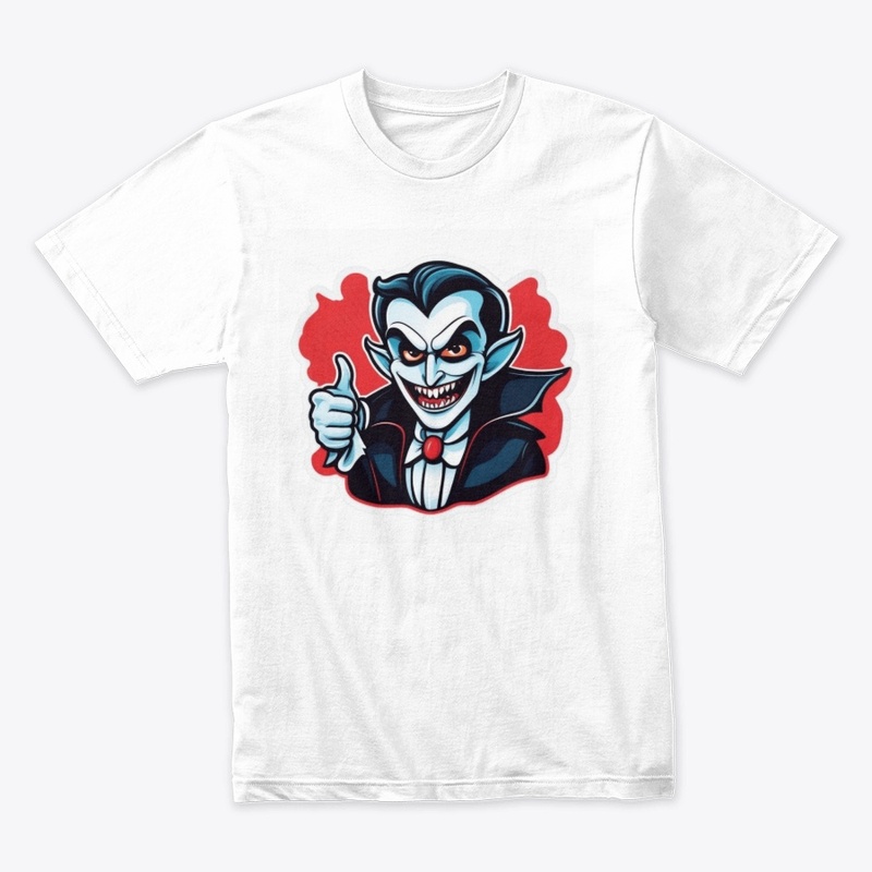 Vampire Villain Cartoon Illustration