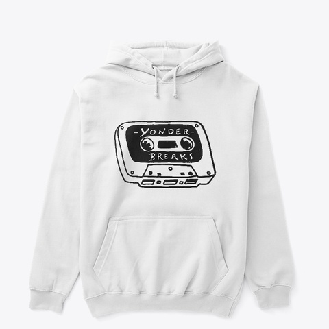 Tape Deck White áo T-Shirt Front