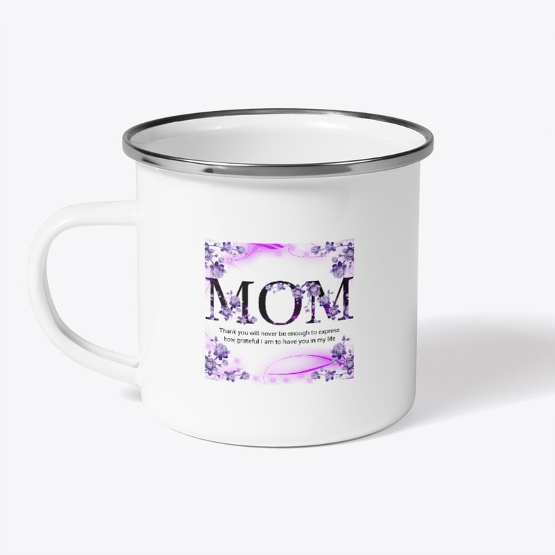 MOM Purple Floral Design