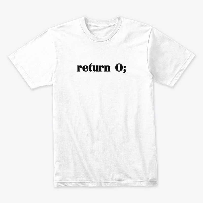 RETURN 0 Printed tshirt