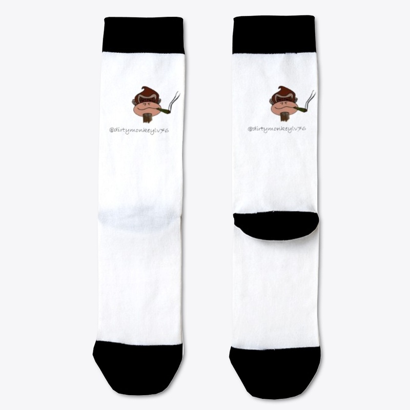 Dirty Monkey logo socks