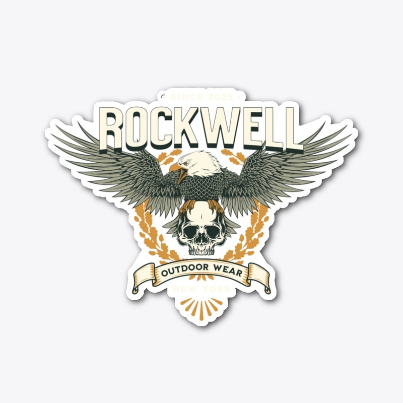 Rockwell Outdoor Wear Eagle Skull Merch