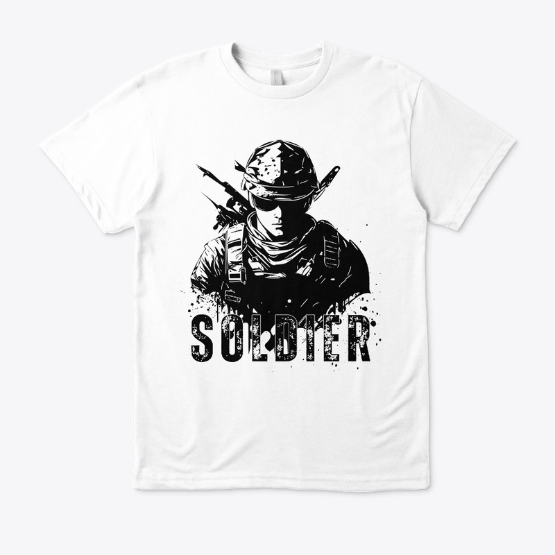 Soldier white tshirt 
