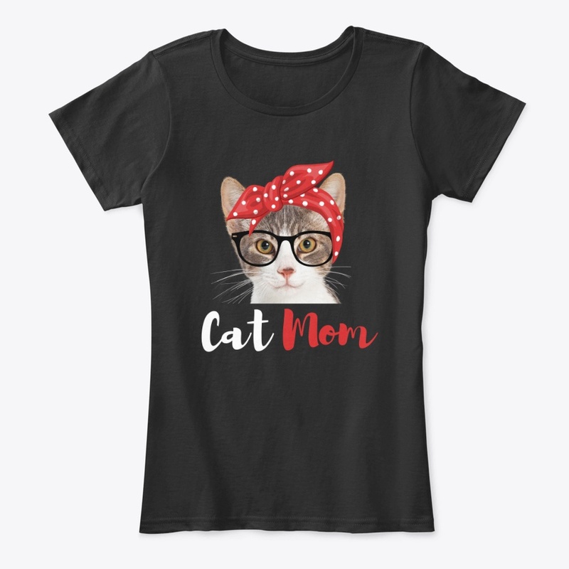 Cat Mom Messy Bun 