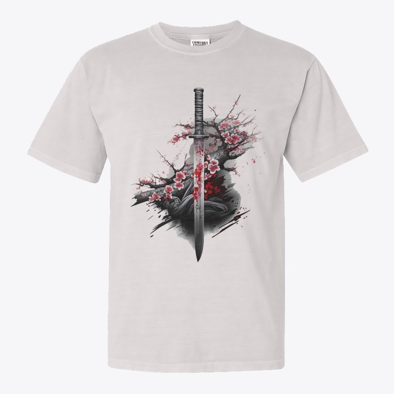 A amazing t shirt with Sword logo