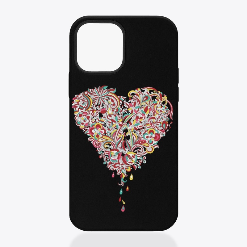 Floral Heart Drips
