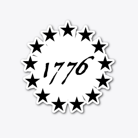 1776 Blacked Out Standard Camiseta Front